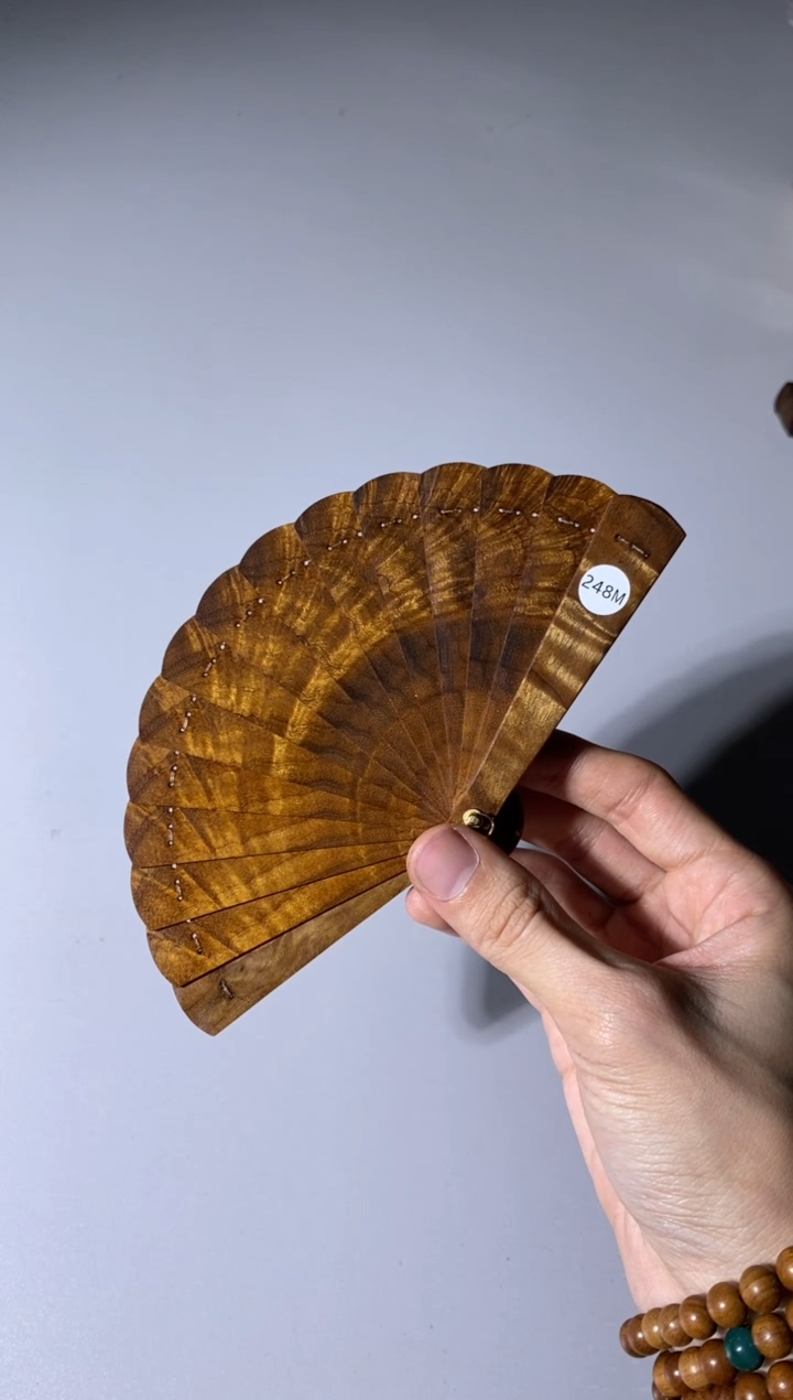 【闪购商品】金丝楠248号10cm金丝楠迷你扇
