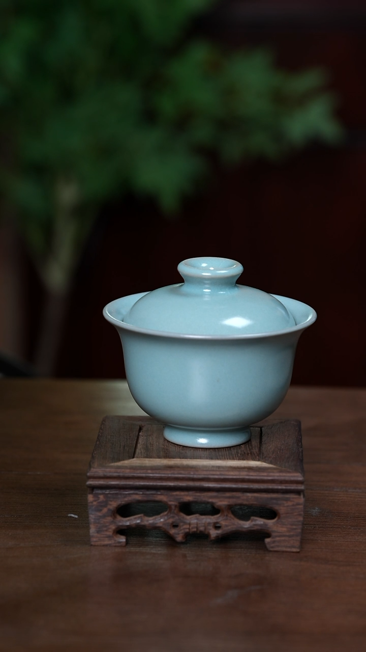 【闪购商品】L·宝丰宋官窑汝瓷盖碗