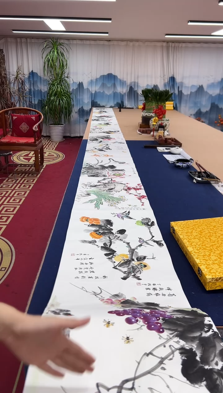 书法张振甲 花鸟 册页