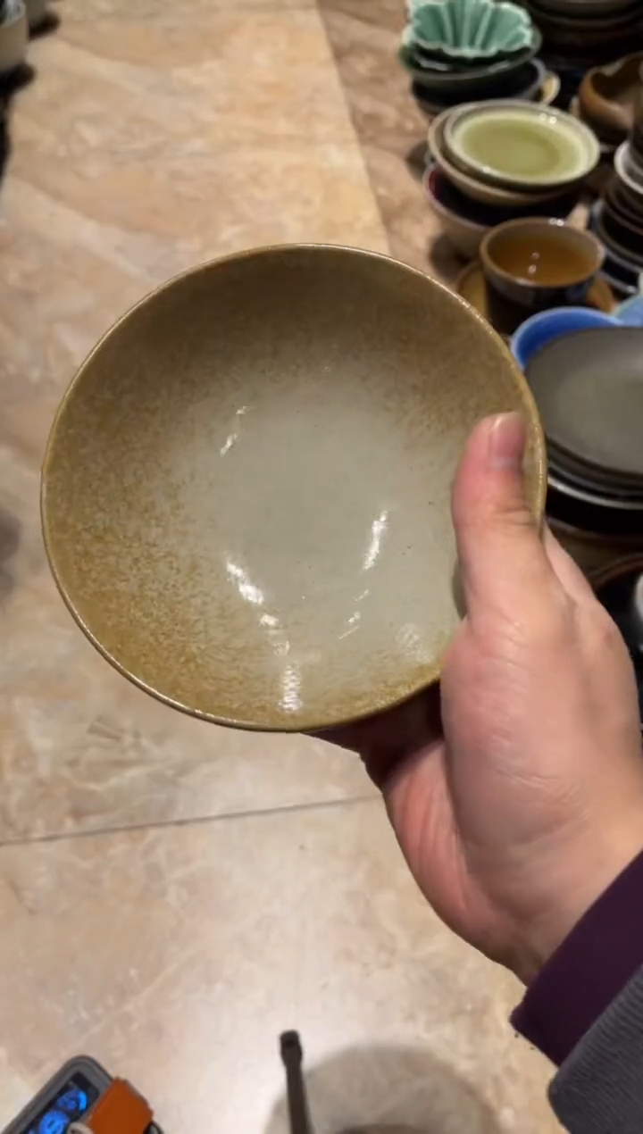 【闪购商品】瓷片417志野的酒碗1个