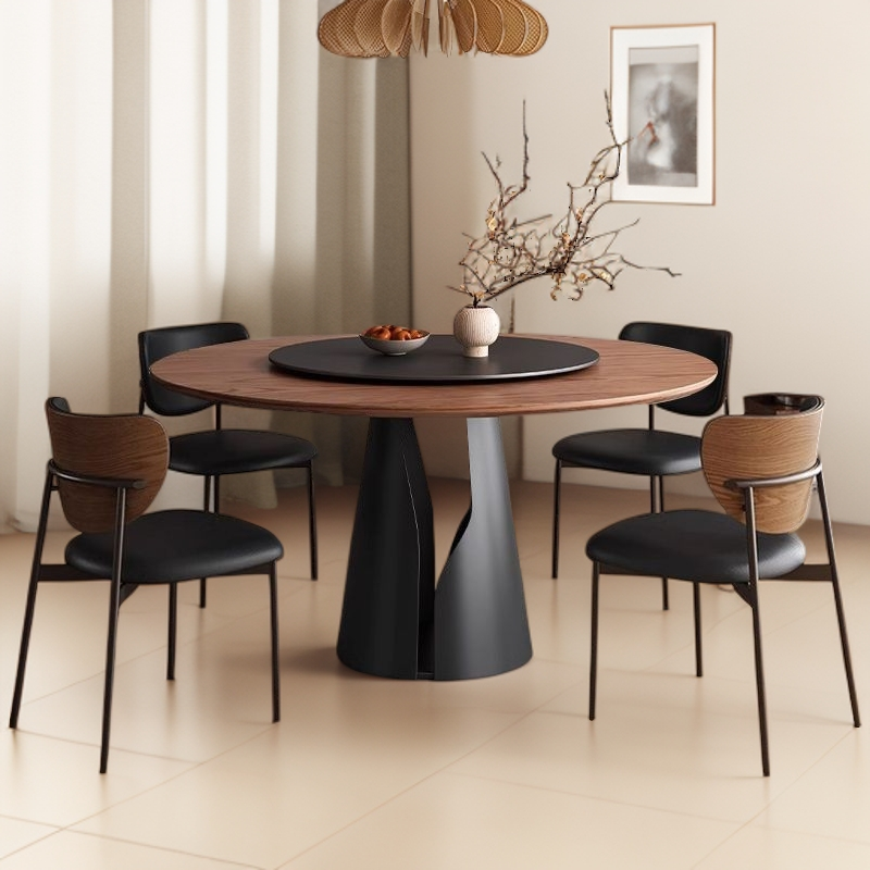 中古风桃心餐椅家用轻奢餐椅设计师靠背意式简约复古休闲餐桌椅