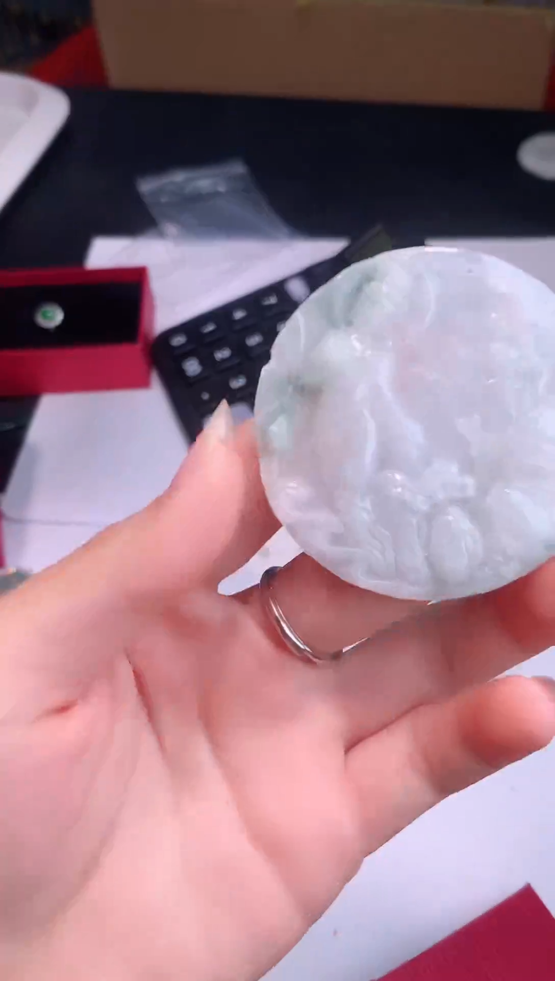 颈饰未镶嵌翡翠0芹0翡翠珠宝760