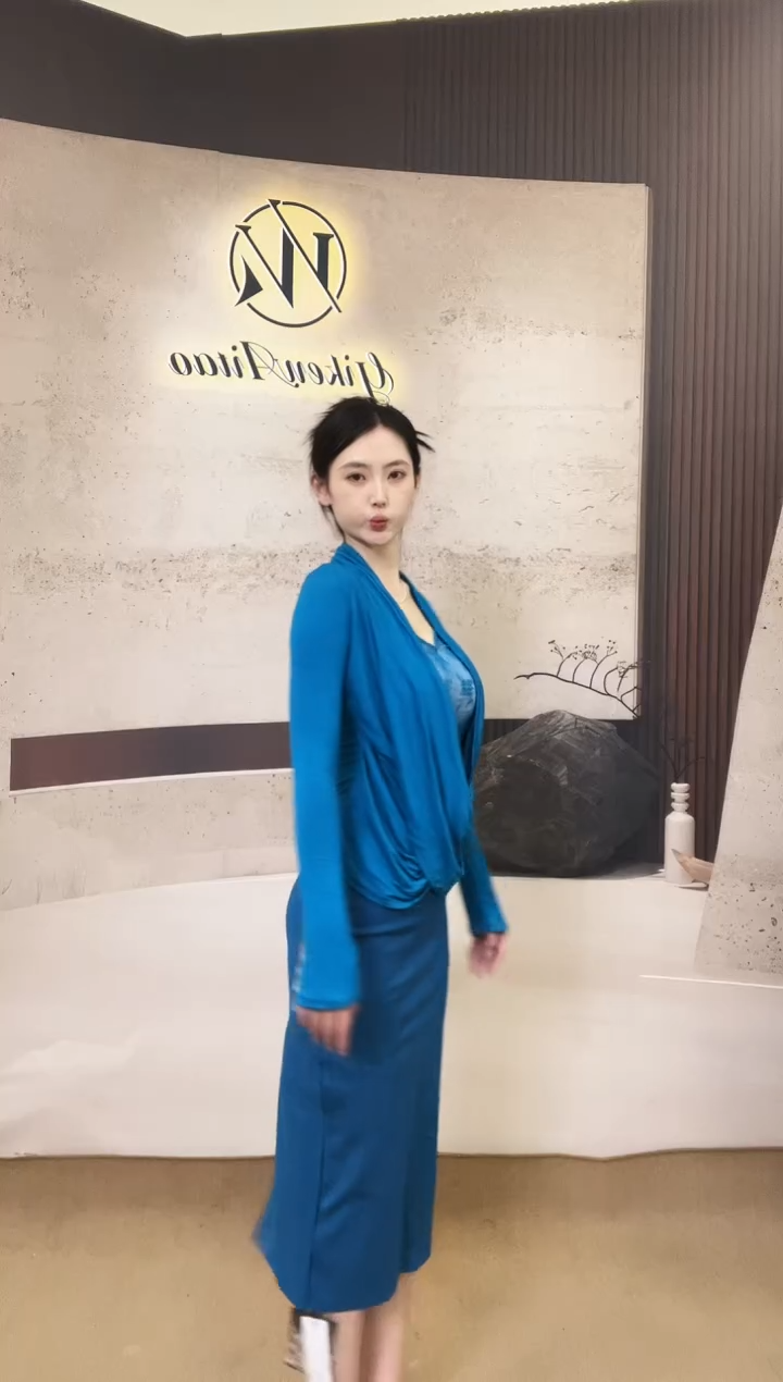 蓝色美人鱼套装-M码