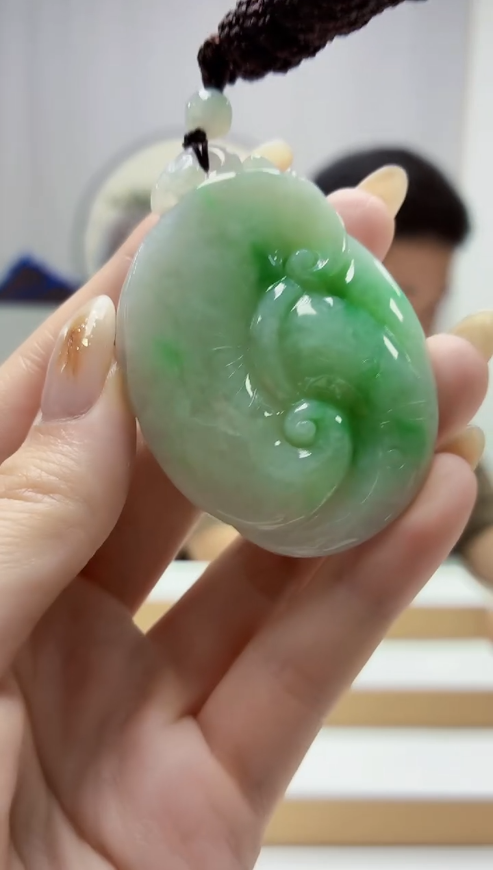 未镶嵌定制翡翠4917jw-毛货挂件106