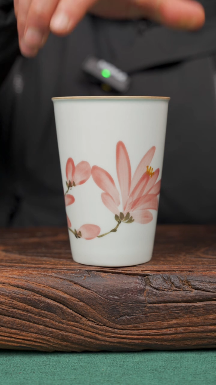 【闪购商品】瓷片92寻一缕瓷香杯釉下手工手绘瓷器