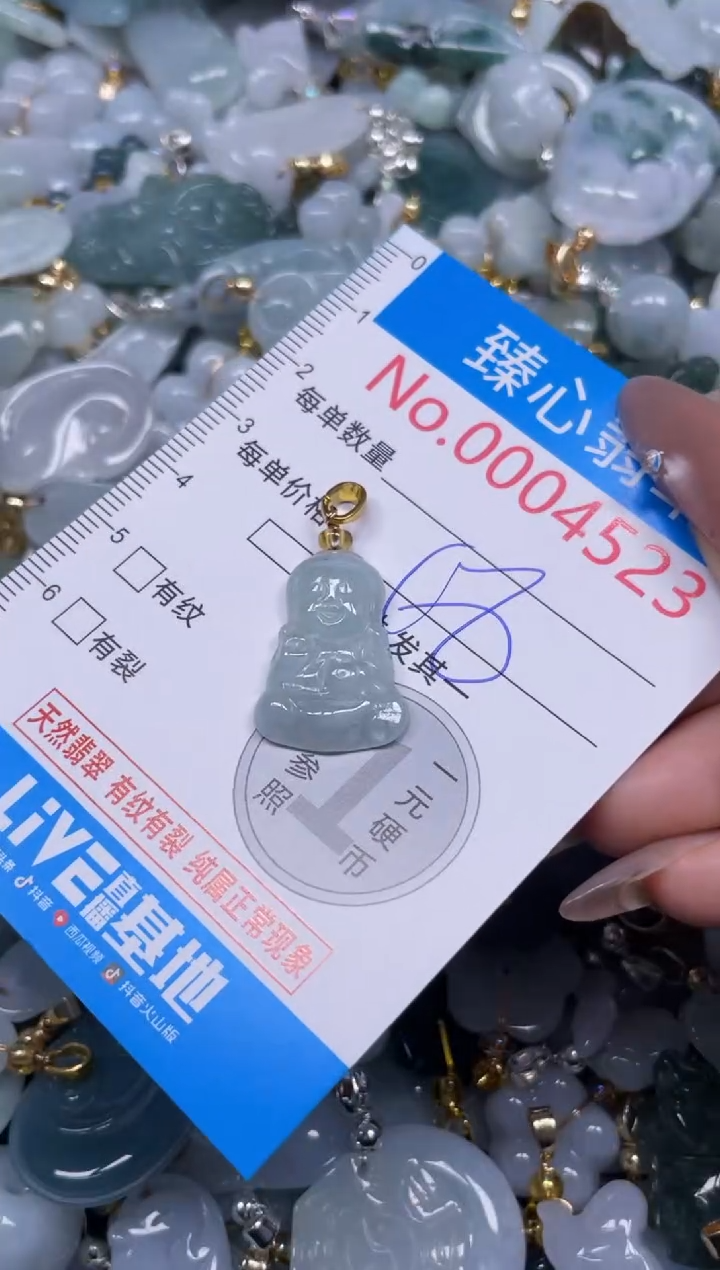 颈饰未镶嵌翡翠4523