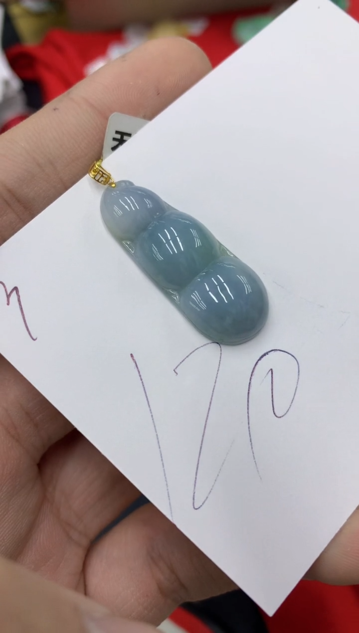 【闪购商品】翡翠颈饰18K金镶嵌号链接111111111