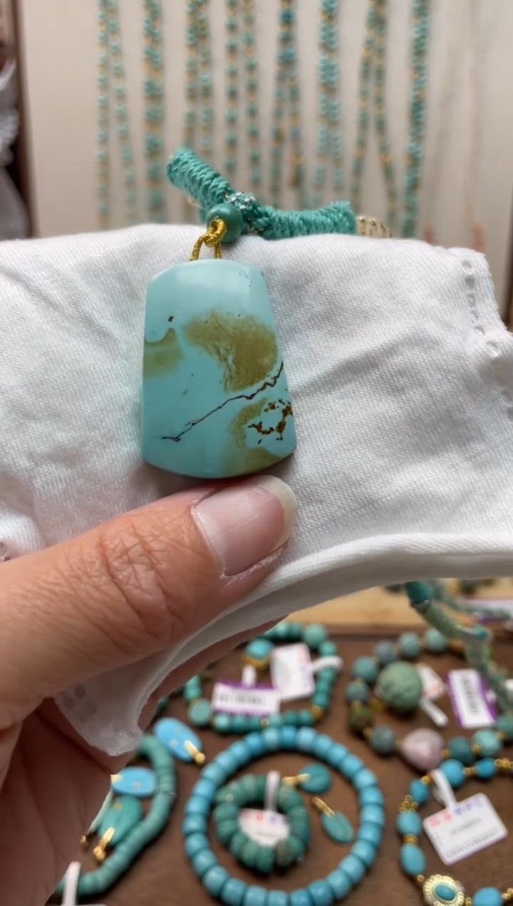 【闪购商品】绿松石毛衣链未镶嵌53