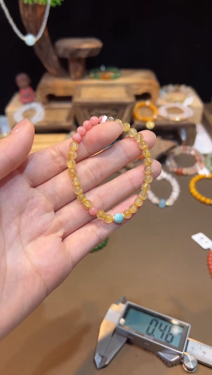 水晶手链未镶嵌手饰@@E6106