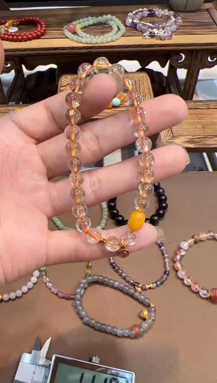 【闪购商品】水晶手绳未镶嵌@@手饰