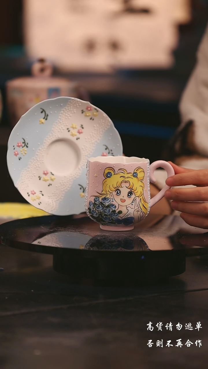 陶瓷景德镇可爱设计师款陶瓷 