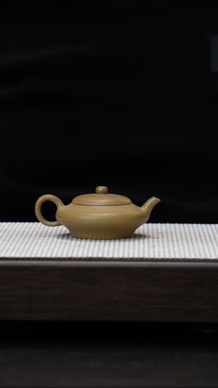 【闪购商品】紫砂茶壶原矿紫砂壶柴烧虚扁80cc