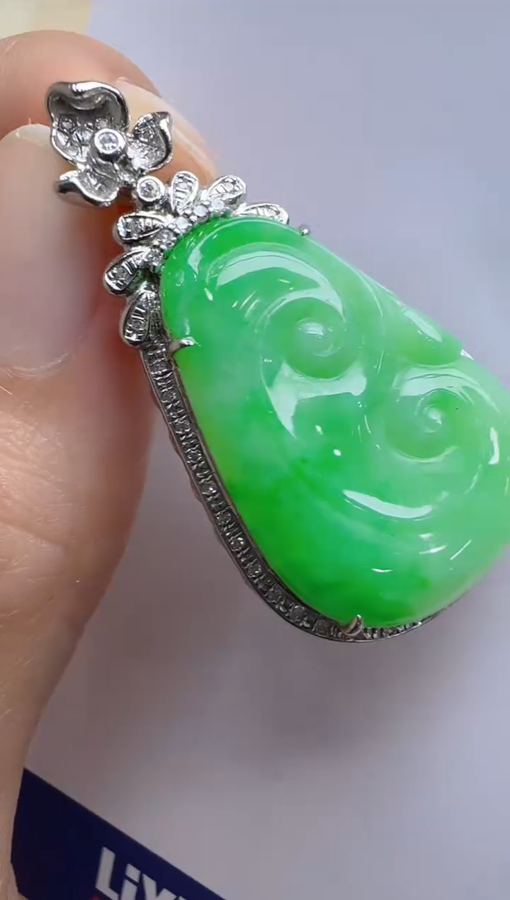 【闪购商品】翡翠吊坠(不含链)18K金镶嵌多样性团购发一件