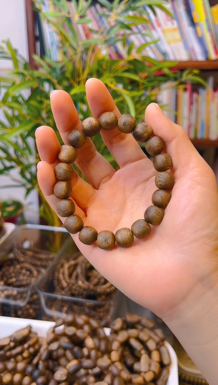 【闪购商品】手串沉香棋楠苹果珠单圈