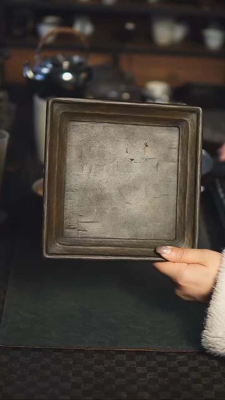 【闪购商品】赤具手作 大漆壶承18*18