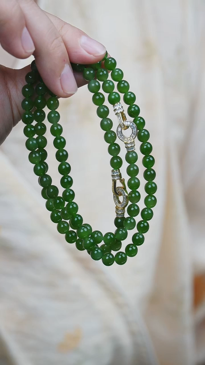 和田玉未镶嵌项链12