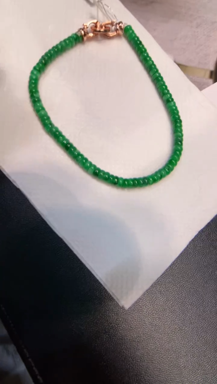 未镶嵌手串翡翠手串