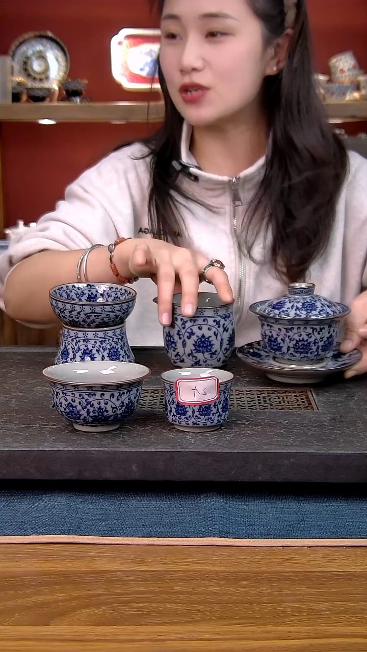 简装家用款6件套 老陶泥开片纹陶瓷茶具