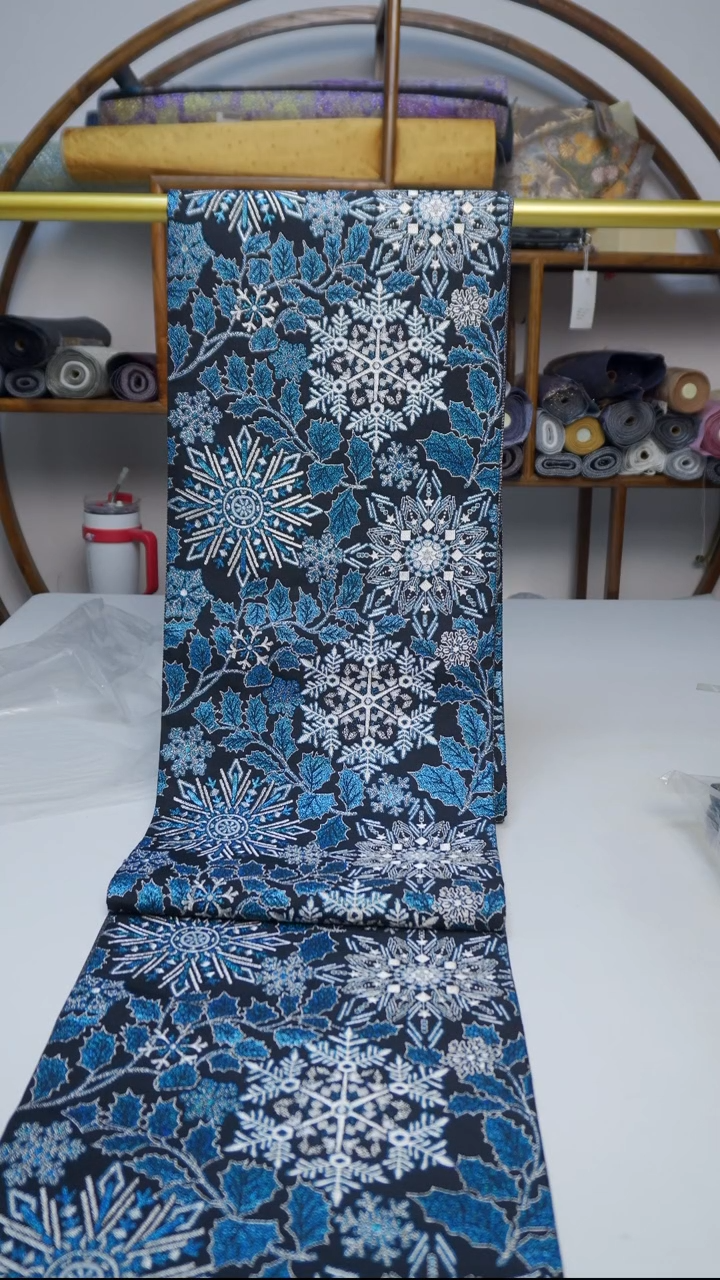 织绣142宝石箔雪花雪花