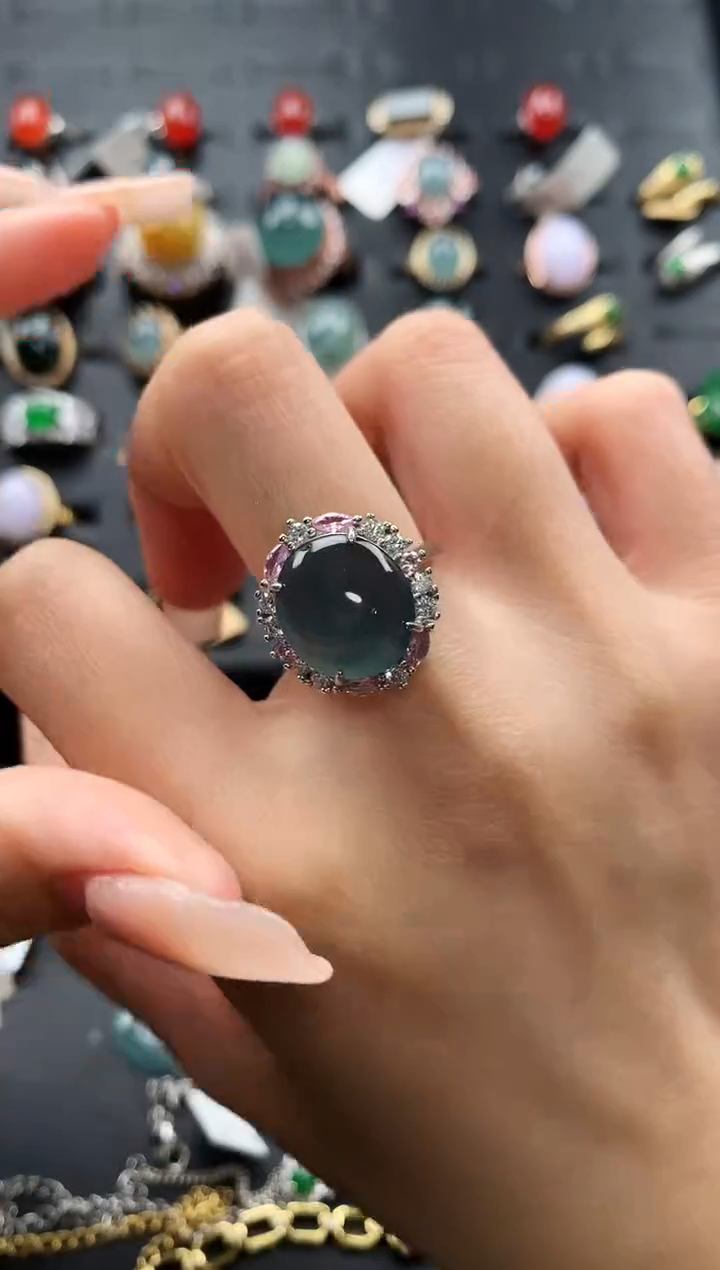 【闪购商品】翡翠戒指未镶嵌37654754