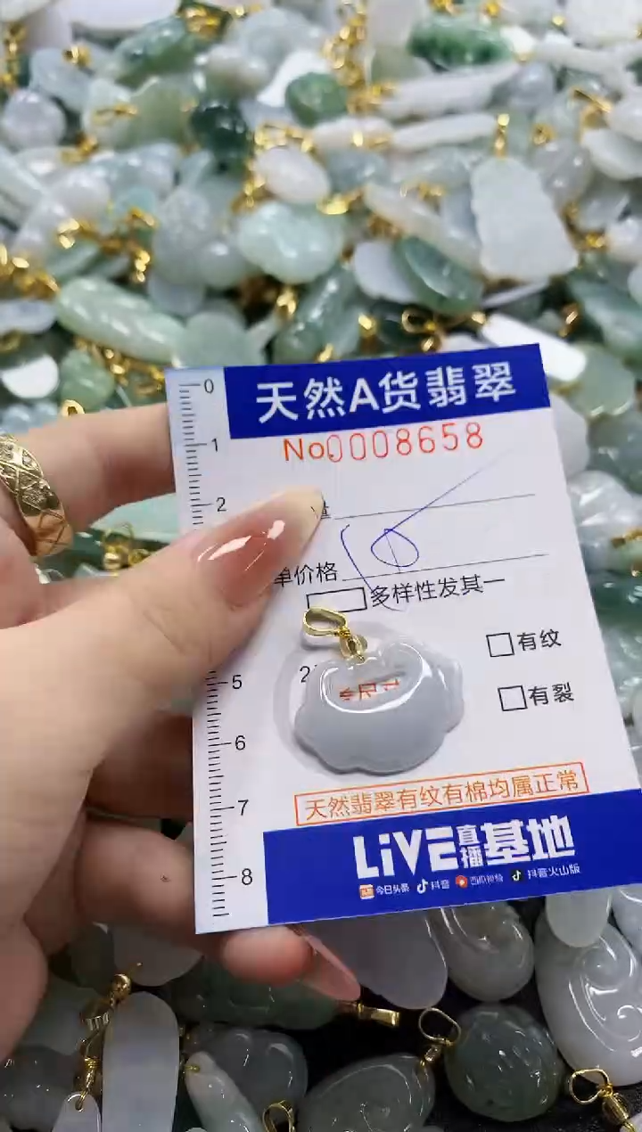 颈饰未镶嵌翡翠天然A货翡翠