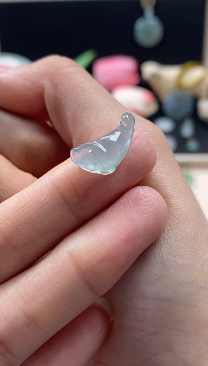 【闪购商品】翡翠颈饰未镶嵌翡翠冰晴莲蓬