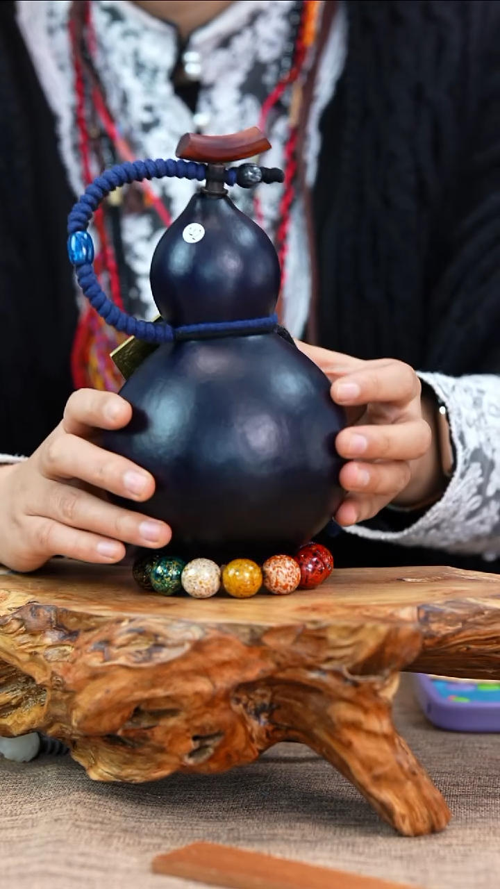 【闪购商品】142—光岳葫天然大漆酒葫芦不含漆珠