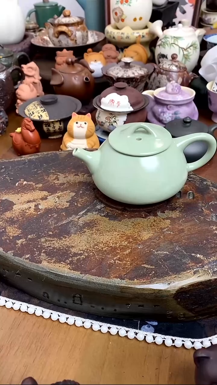 【茶瓷物语】青瓷茶壶