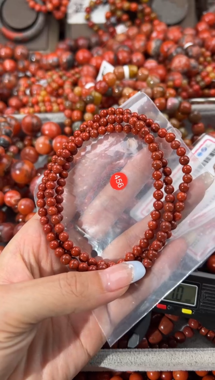 未镶嵌手串南红玛瑙5+