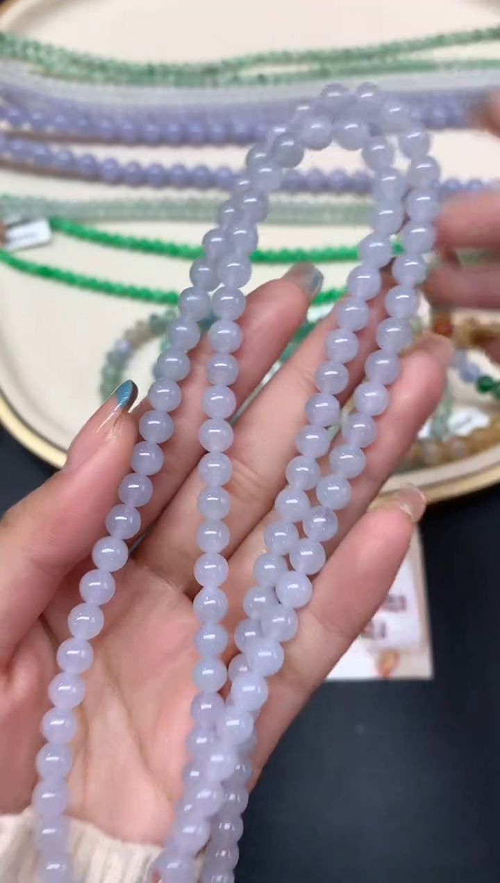 【闪购商品】翡翠项链未镶嵌珠链A201|3980