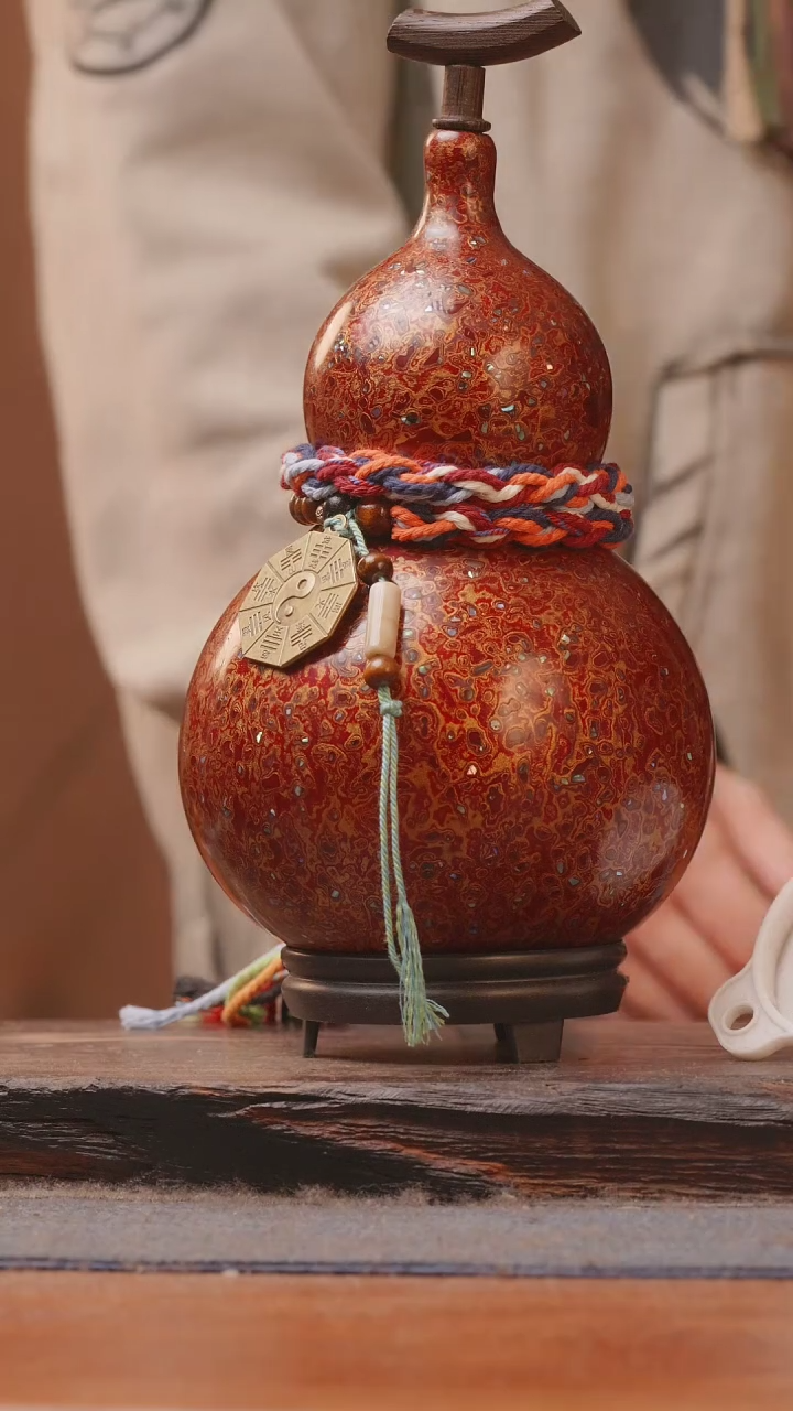 【闪购商品】113号精品大漆葫芦防腐防渗装水茶酒