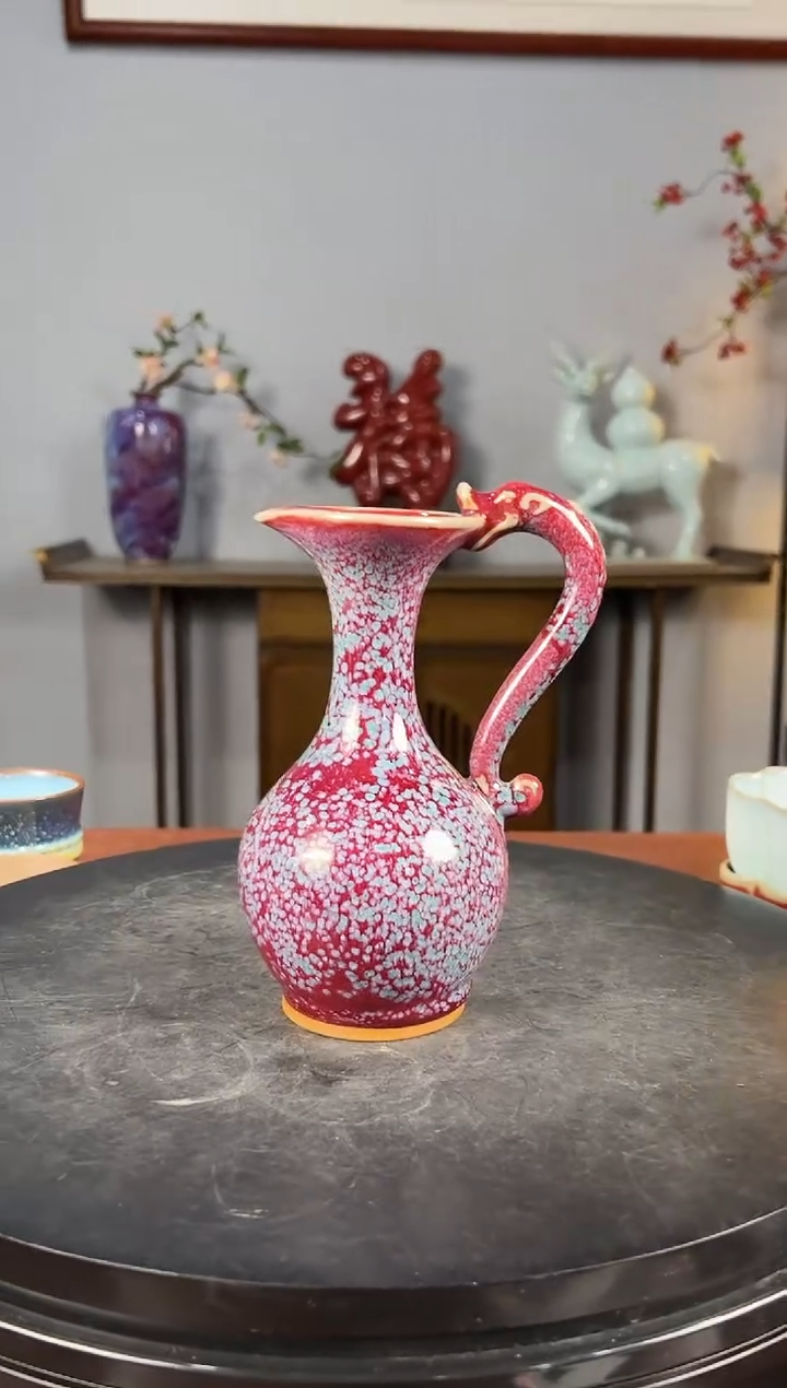 【闪购商品】摆件大宋官窑钧瓷花浇壶