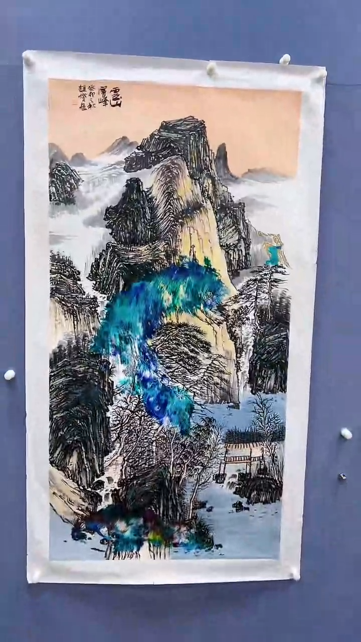 【闪购商品】绘画赵燮绘画8平尺金袍抽象山水