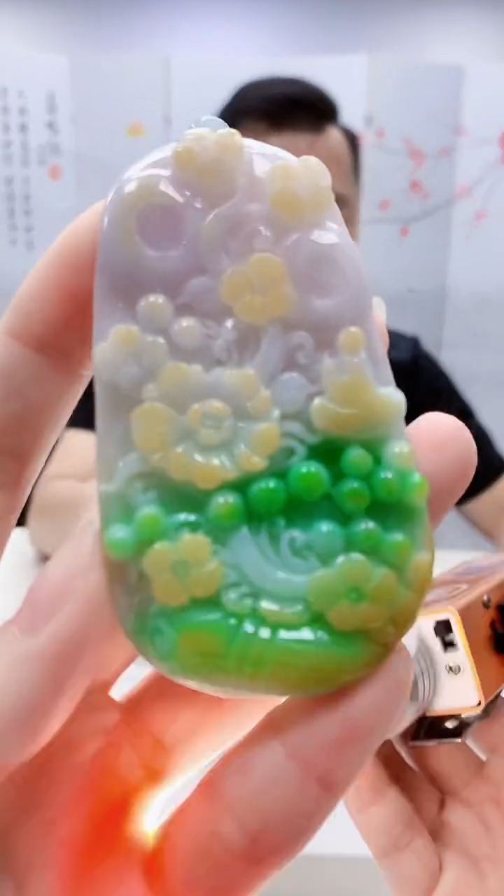 未镶嵌定制翡翠5161ry-毛货挂件123