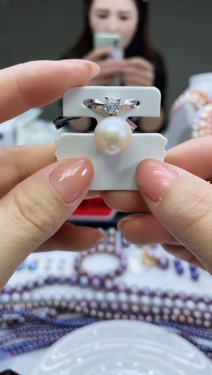 未镶嵌吊坠淡水珍珠白色系吊坠