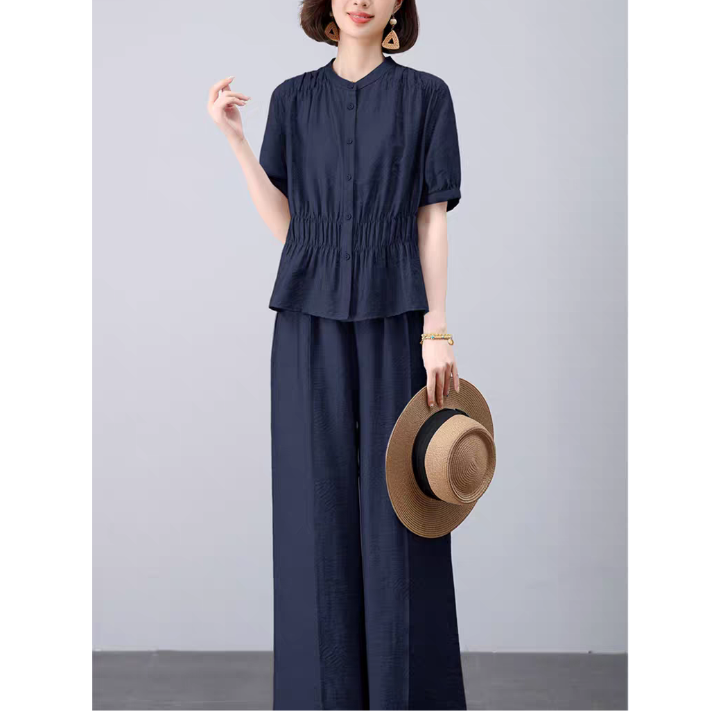 T2129夏季新款套装女收腰显瘦洋气两件套C5