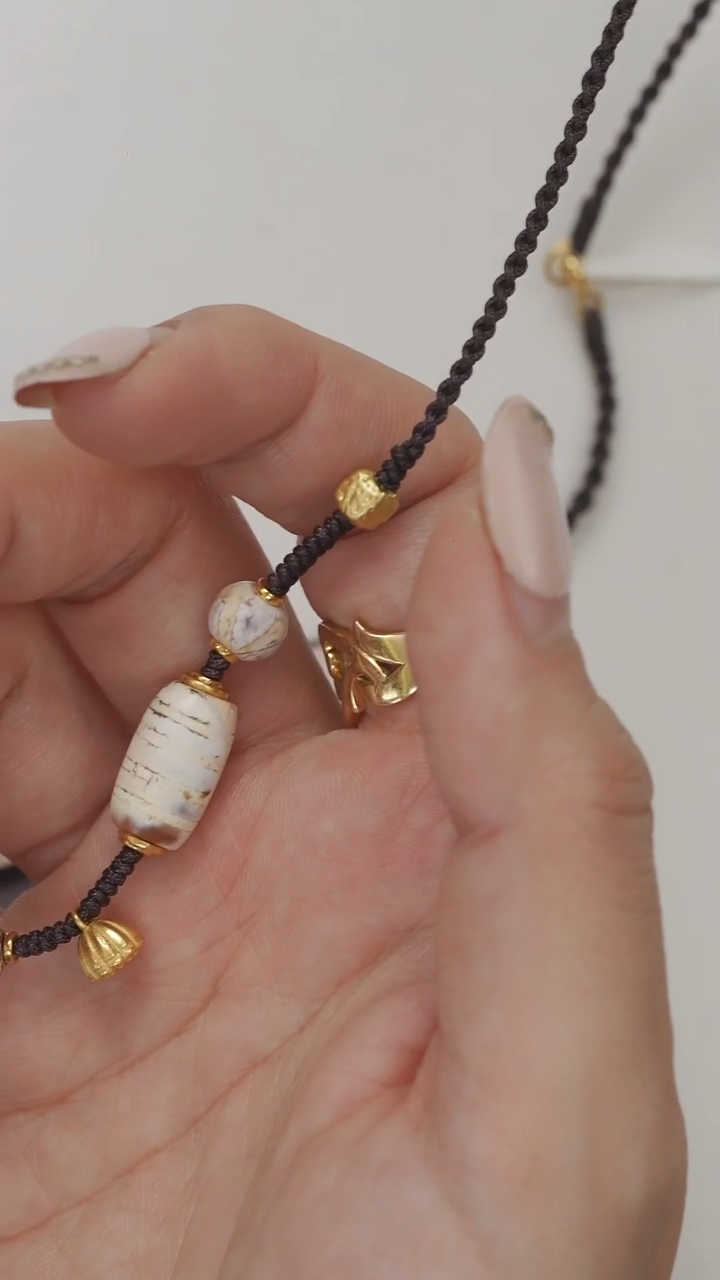 亚克力好看的奶皮项链