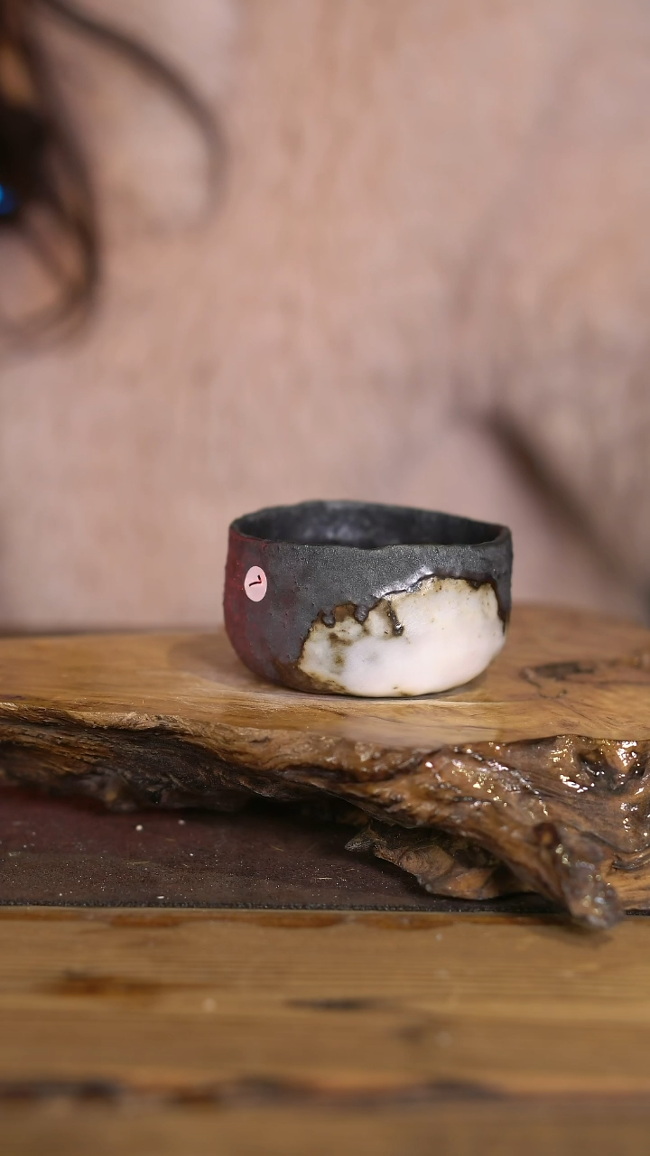 m**a景德镇纯柴烧 手捏杯子