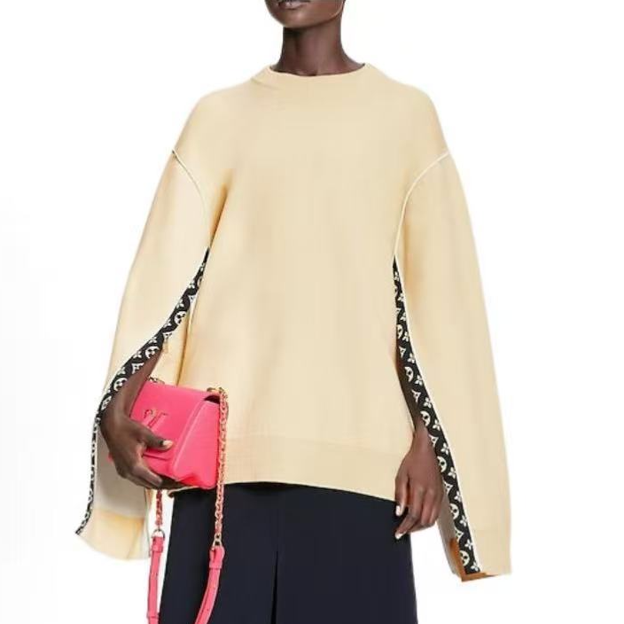 未使用 LouisVuitton/路易威登 圆领老花边饰长袖卫衣