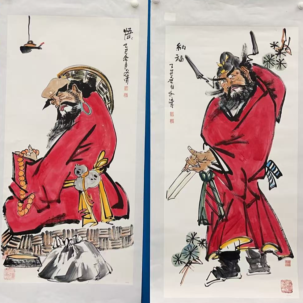 橱窗展示/二兄弟画馆/徐文清老师/宣纸国画/带证书