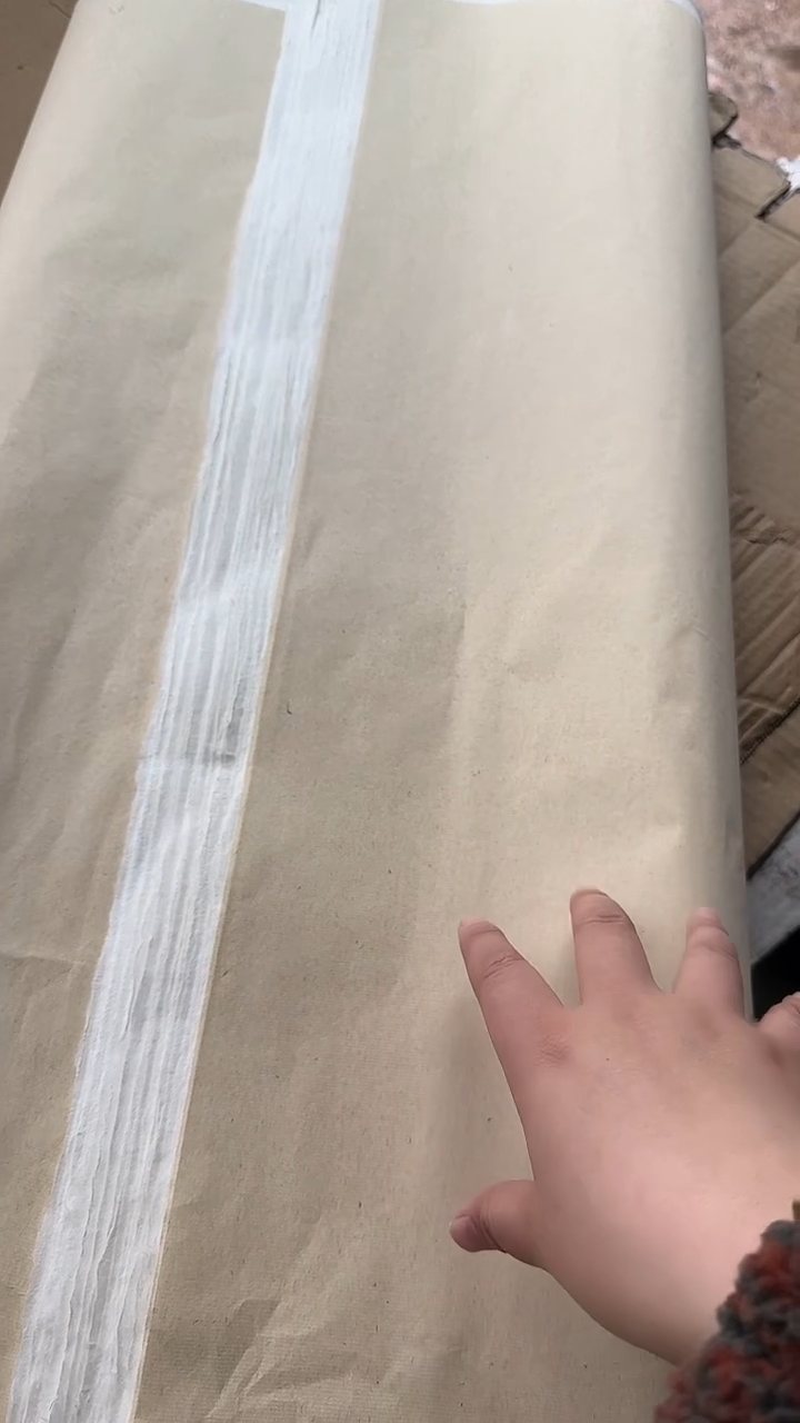 早期出口罗纹老皮纸 80*216厘米50张