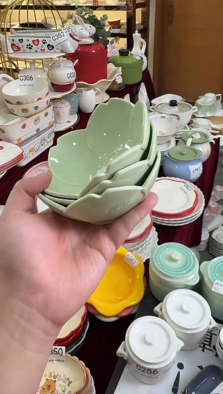 摆件陶A433-3个   仓库微瑕陶瓷清仓福利