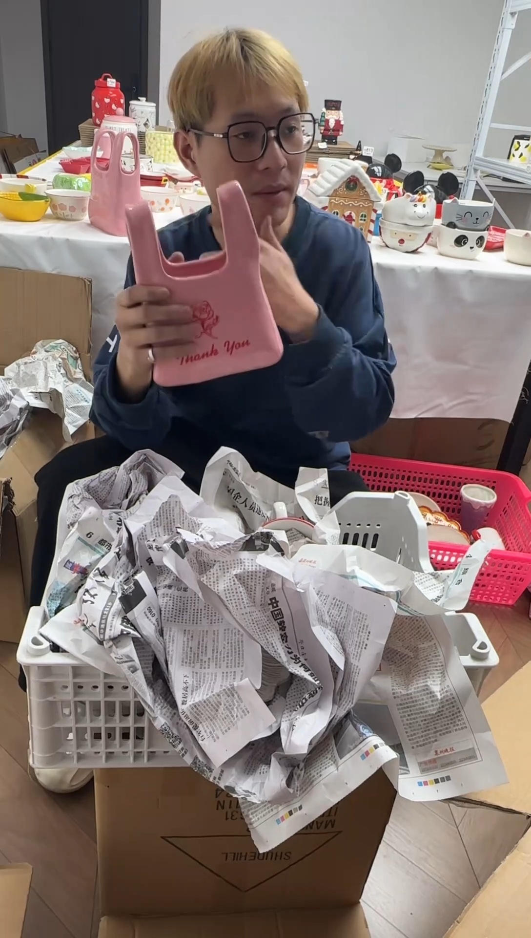 手工艺品琉璃满25包邮 微瑕陶瓷 不退不换