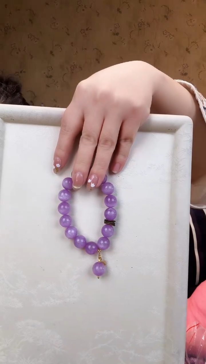 【闪购商品】锂辉石手串未镶嵌1075约13mm