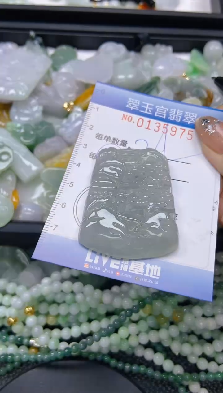 翡翠未镶嵌颈饰闪购0135975