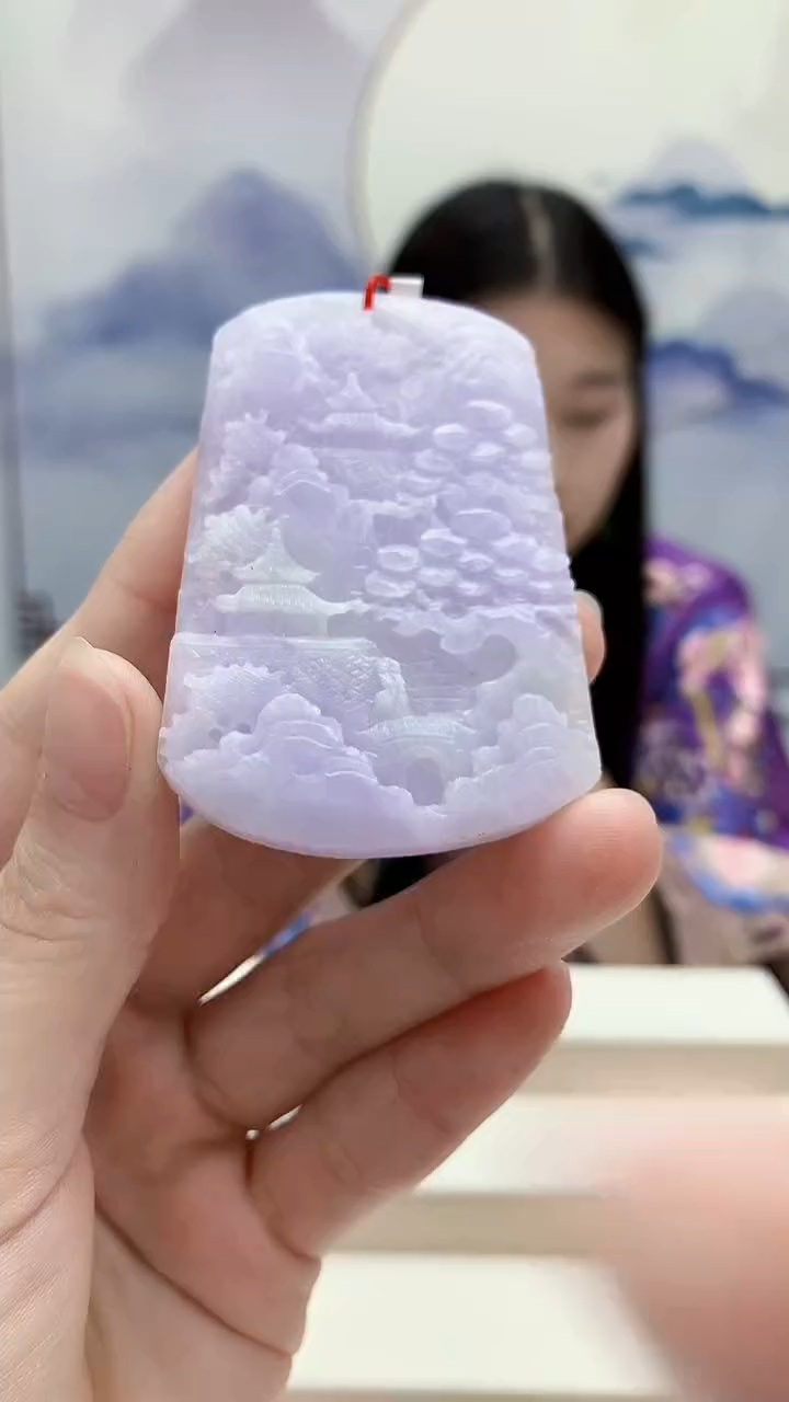 未镶嵌定制翡翠4812ry-毛货挂件44