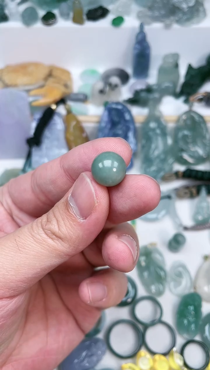 【闪购商品】翡翠散珠翡翠单珠无孔