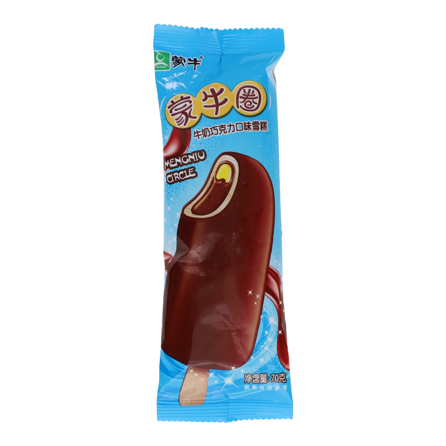 蒙牛蒙牛圈牛奶巧克力味70g网红雪糕冰淇淋