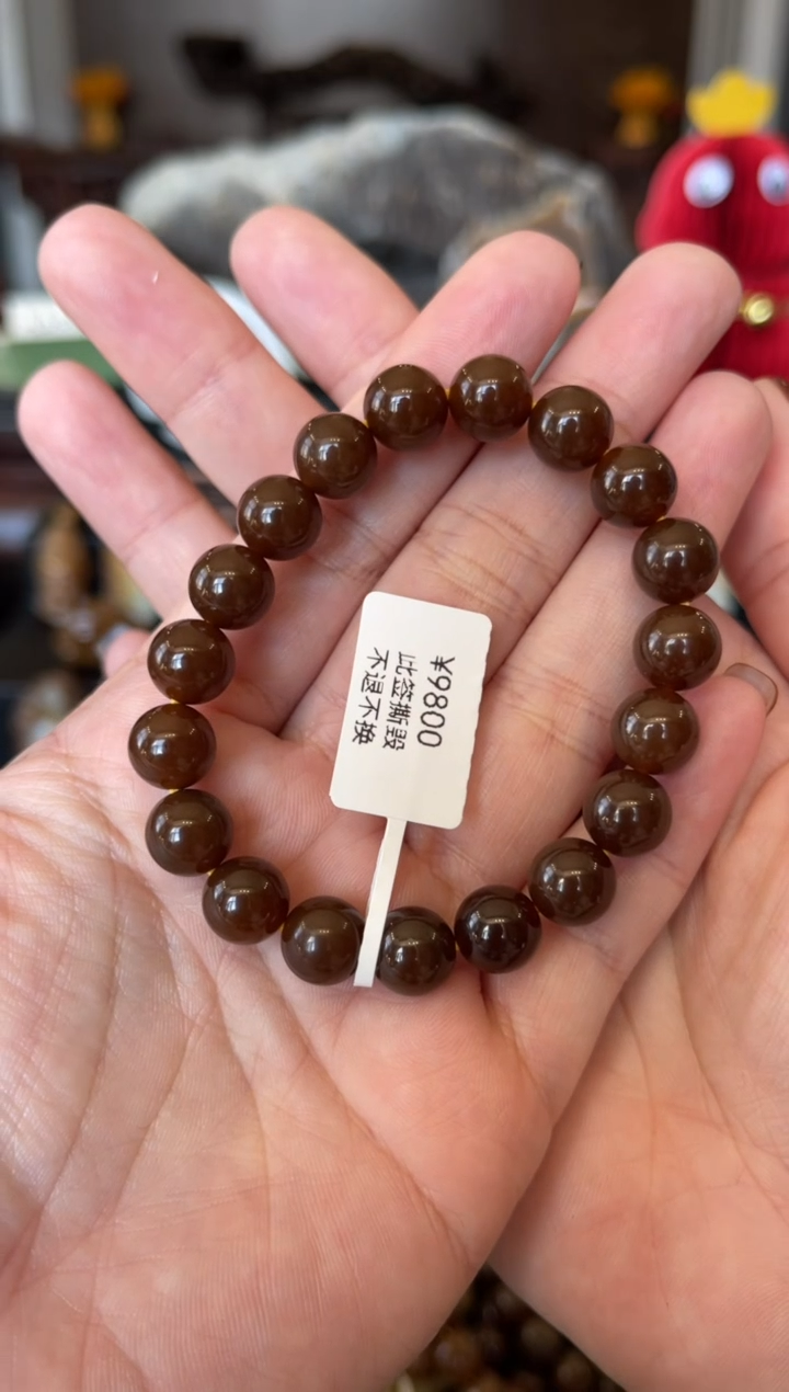 【闪购商品】和田玉（糖玉）手串未镶嵌金山全糖10mm手串