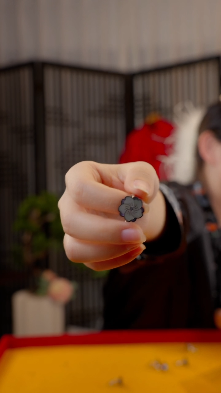 刺绣月*鸟非遗苏绣手工饰品